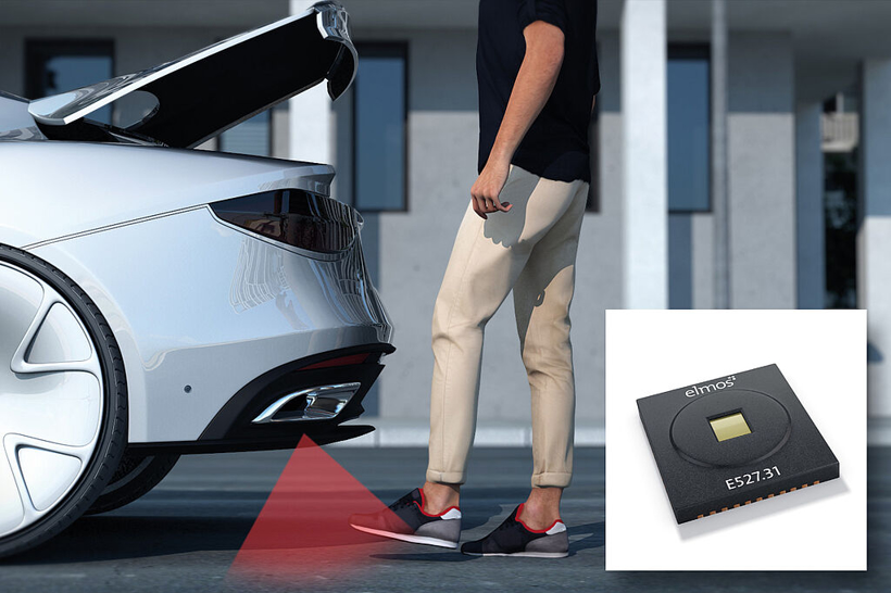 Elmos 3D ToF成像仪 ,物体探测,手势识别 Elmos 3D ToF成像仪 ,物体探测,手势识别