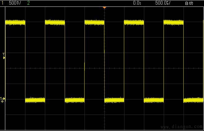 示波器伏格调整对比图