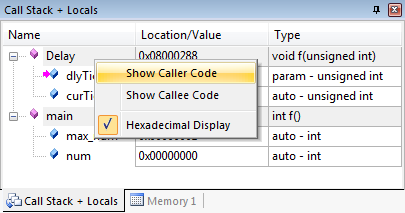 Right Click Function Name