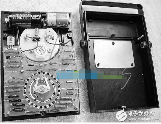 指针万用表内部结构图详解