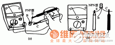 万用表判断中、小功率三极管性能好坏的方法