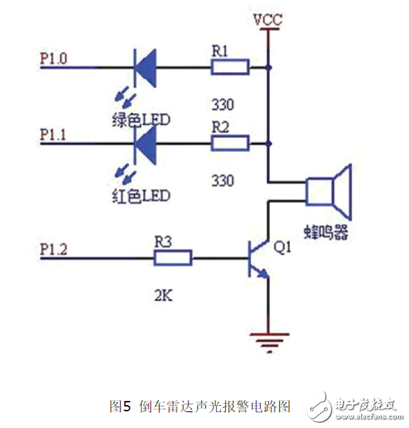 MSP430单片机倒车雷达系统的设计