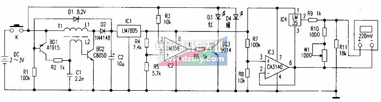采用LM35配合数字万用表制作电子温度计