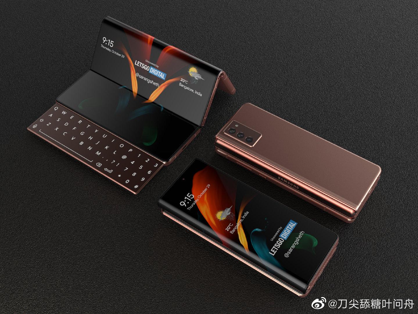 ▲ 图为&nbsp;LetsGoDigital 根据三星专利所制渲染图，下同