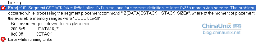 IAR MSP430设置合理堆栈大小(the stack pointer for stack is outside the stack range) - xyz0908 - xyz0908的博客