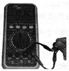 检测电位器前,首先初步通过观察法进行外观观察,如图157所示。转动旋柄,查看旋柄转动是否平滑,开关是否灵活,开关通、断时“咔嗒”声是否清脆,并倾听电位器内部接触点和电阻体摩擦的声音,如有较响的“沙沙”声或其他噪声,则说明质量欠佳。通常,旋柄转动时应稍微有些阻尼,既不能太“死”,也不能太灵活。