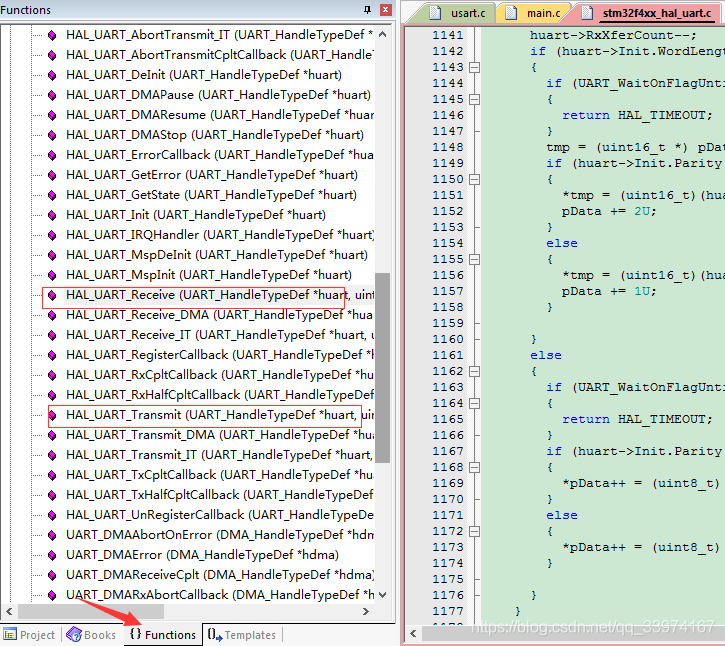 [外链图片转存失败,源站可能有防盗链机制,建议将图片保存下来直接上传(img-qkmS93o7-1593358229850)(/image/串口收发函数阻塞模式.png?imageView2/2/w/550)]