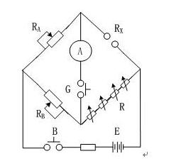直流电桥测量电阻的工作原理