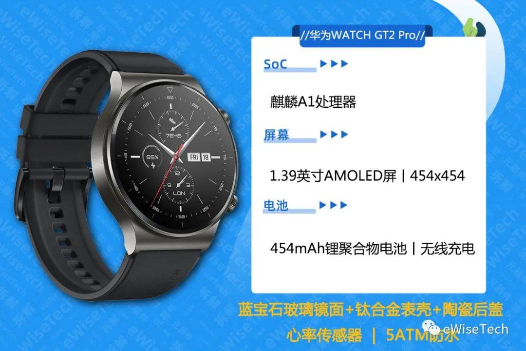 Huawei WATCH GT2 Pro disassembly: In addition to the