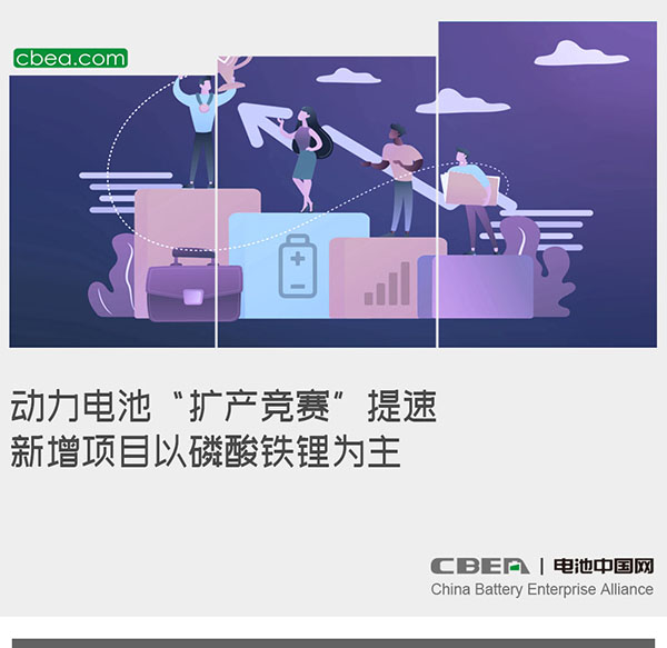 动力电池“扩产竞赛”提速 新增项目以磷酸铁锂为主