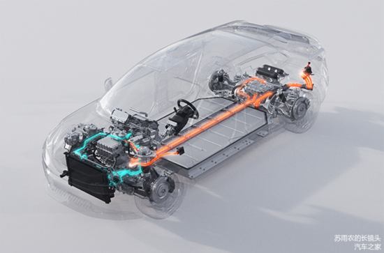 浩瀚架构底盘,以电池为中心的专属高性能纯电底盘