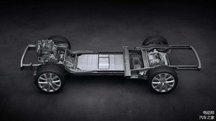 增程式混动系统的底盘示意图