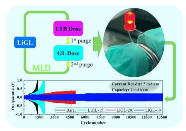 阿肯色大学,LiGL,含锂交联聚合物材料,锂金属负极,锂金属电池