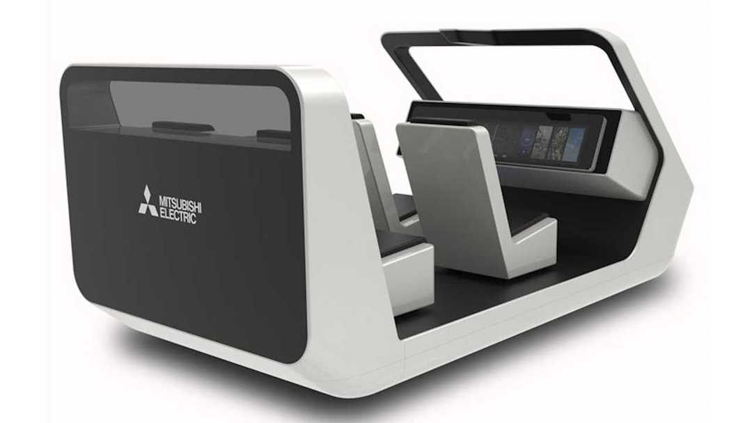 三菱电机Emirai xS Drive概念车用于CES。