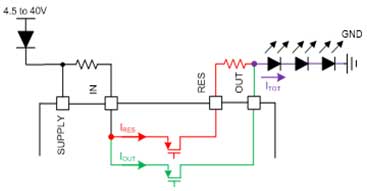 线性LED驱动芯片在汽车车身照明系统的应用