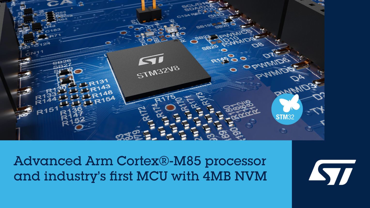  意法半导体推出业界首款18nm高性能微控制器