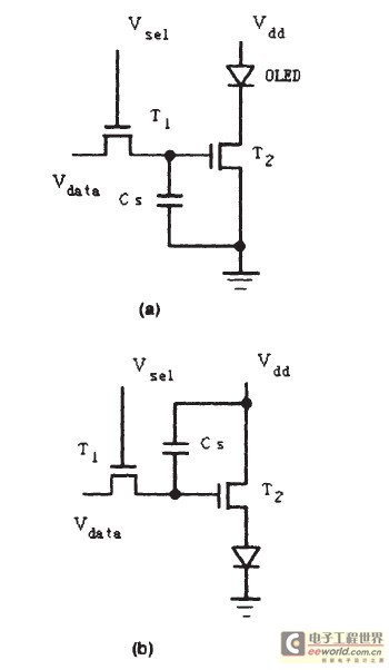 Two-tube TFT drive circuit