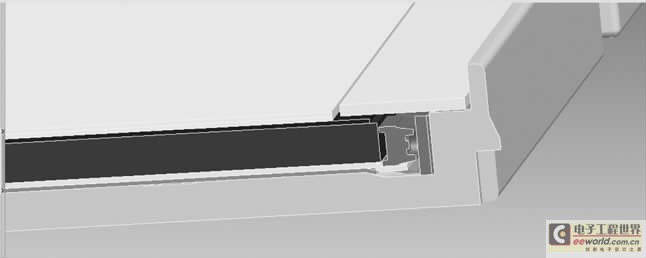 Figure 3 Cross-sectional view of backlight source