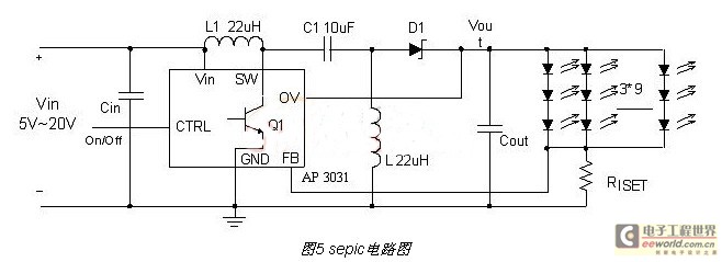 SEPIC circuit diagram