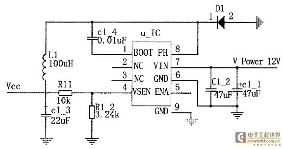 图4 电源电路图