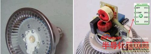 11W LED PAR30 bulb modification example based on NCL30000