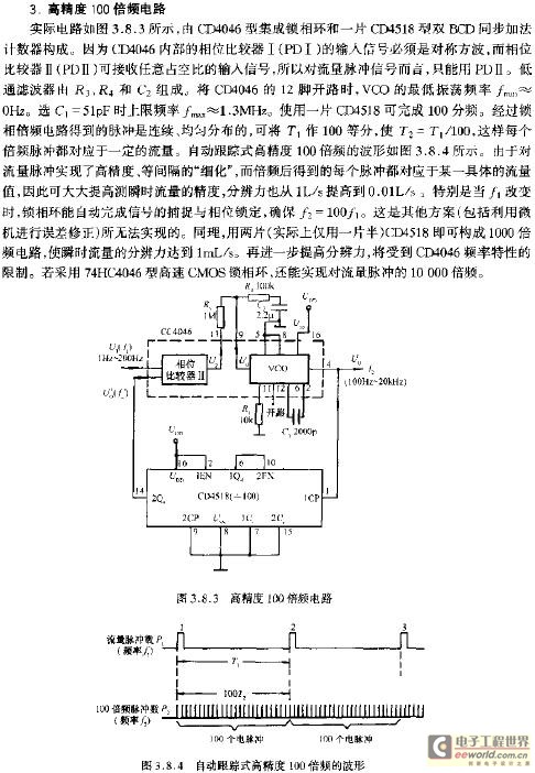 Automatic tracking high-precision 100-fold frequency waveform