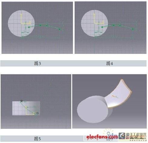 典型零件叶片的仿真加工 图3图4图5图6