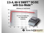 TI 推出2.5 A、60 V 降压SWIFT™ DC/DC 转换器