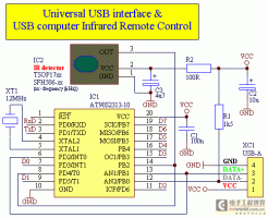 基于90s2313的USB接口的红外遥控器