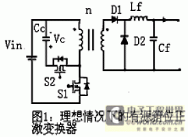 有源箝位正激变换器中励磁电流直流偏置问题的研究