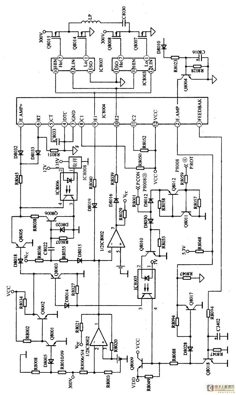 tclhid432522型背投彩电电源电路原理