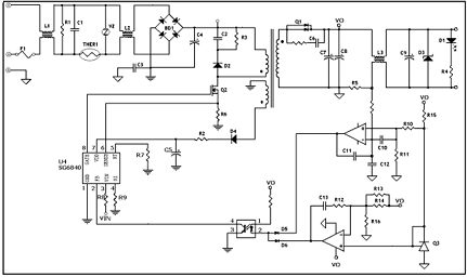 符合待机能耗法规的pwm控制器sg6840/sg6841应用