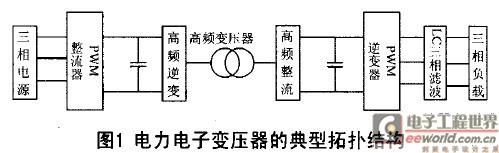 典型的交-直-交-直-交双直流拓扑结构