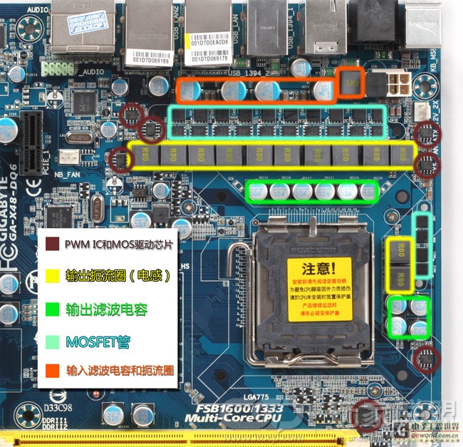 motherboard PWM controller IC location