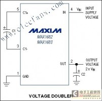 MAX1682, MAX1683 单片电压倍增器