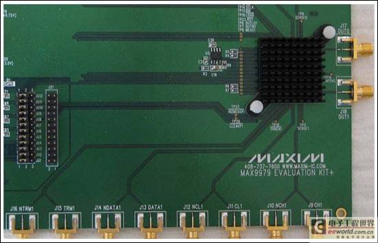 图3. MAX9979EVKIT (部分)