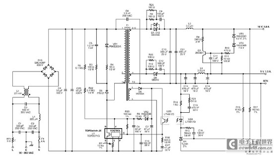 薄型36.3w lcd监视器电源电路图图5.薄型36.