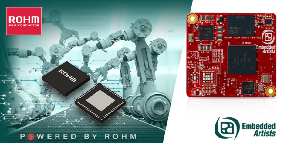 ROHM PMIC被用在NXP i.MX 8M Nano uCOM板上