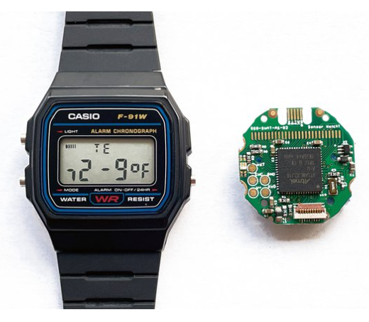 Sensor Watch魔改卡西欧F-91W，内含一颗<font color='red'>Cortex</font> M0+