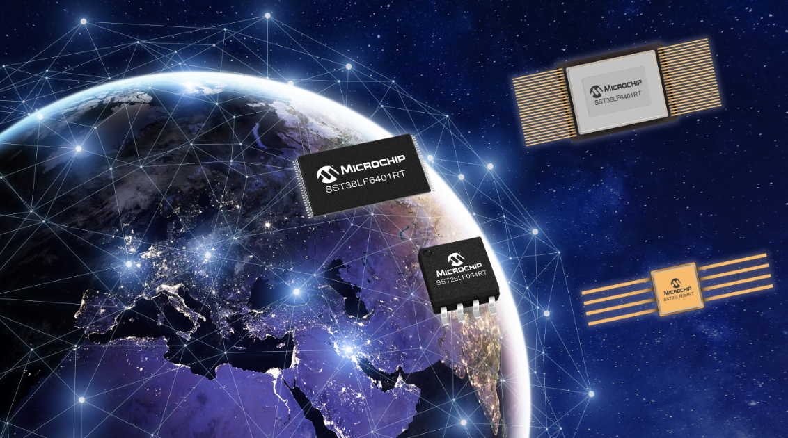 Microchip Introduces 64-Mbit Serial SuperFlash® Memory