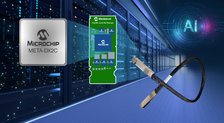 Microchip launches industry’s most comprehensive 800G Active Cable (AEC) solution for generative artificial intelligence networks