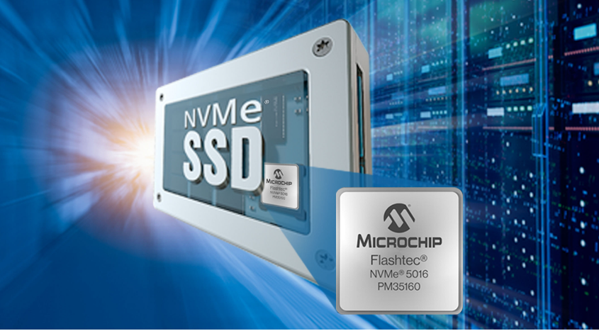 Microchip推出高性能第五代PCIe®固态硬盘控制器系列